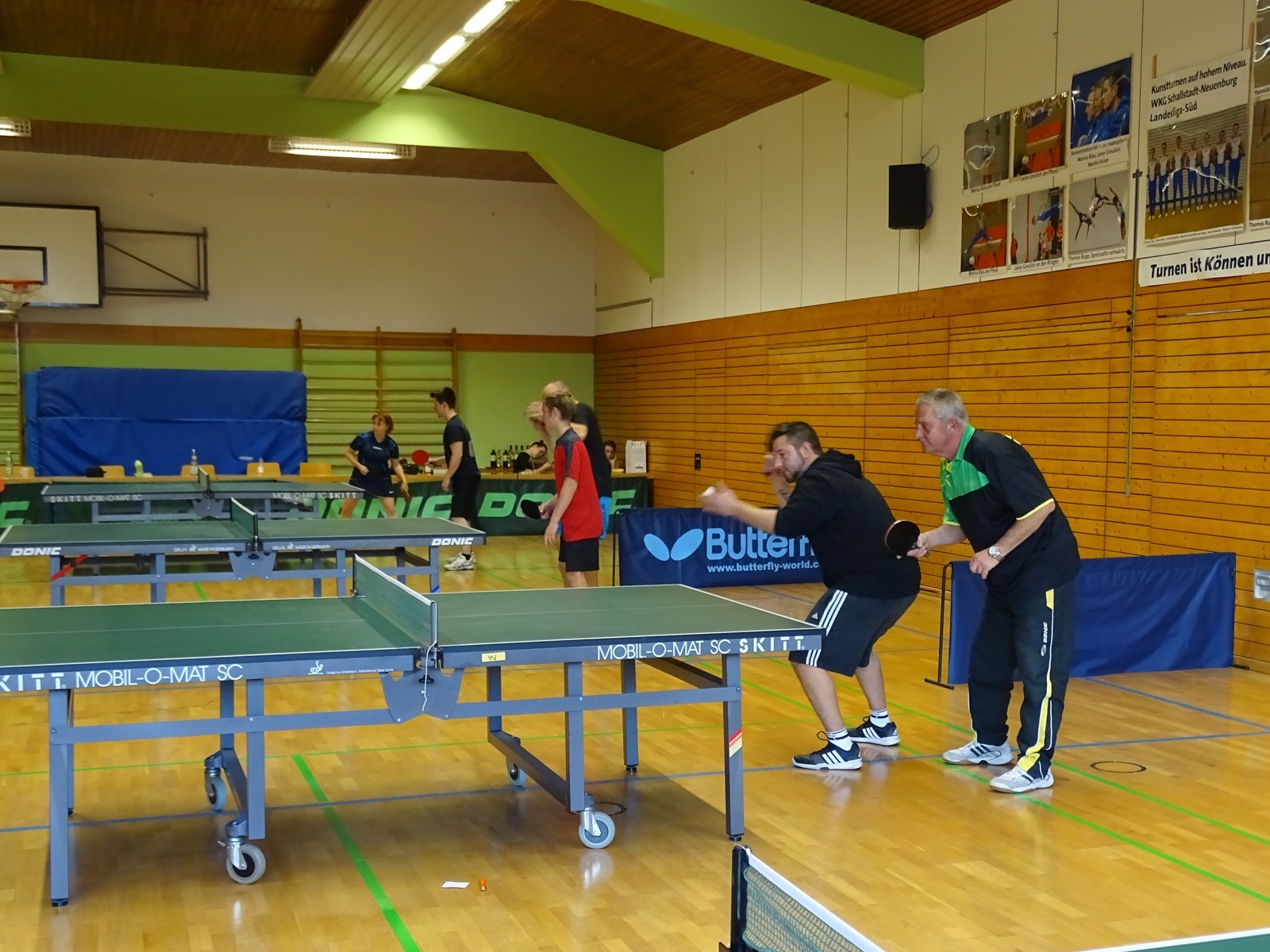 TT_TV2814 Tischtennis-Spielszene beim Punktspiel des TV Wolfenweiler-Schallstadt 2015