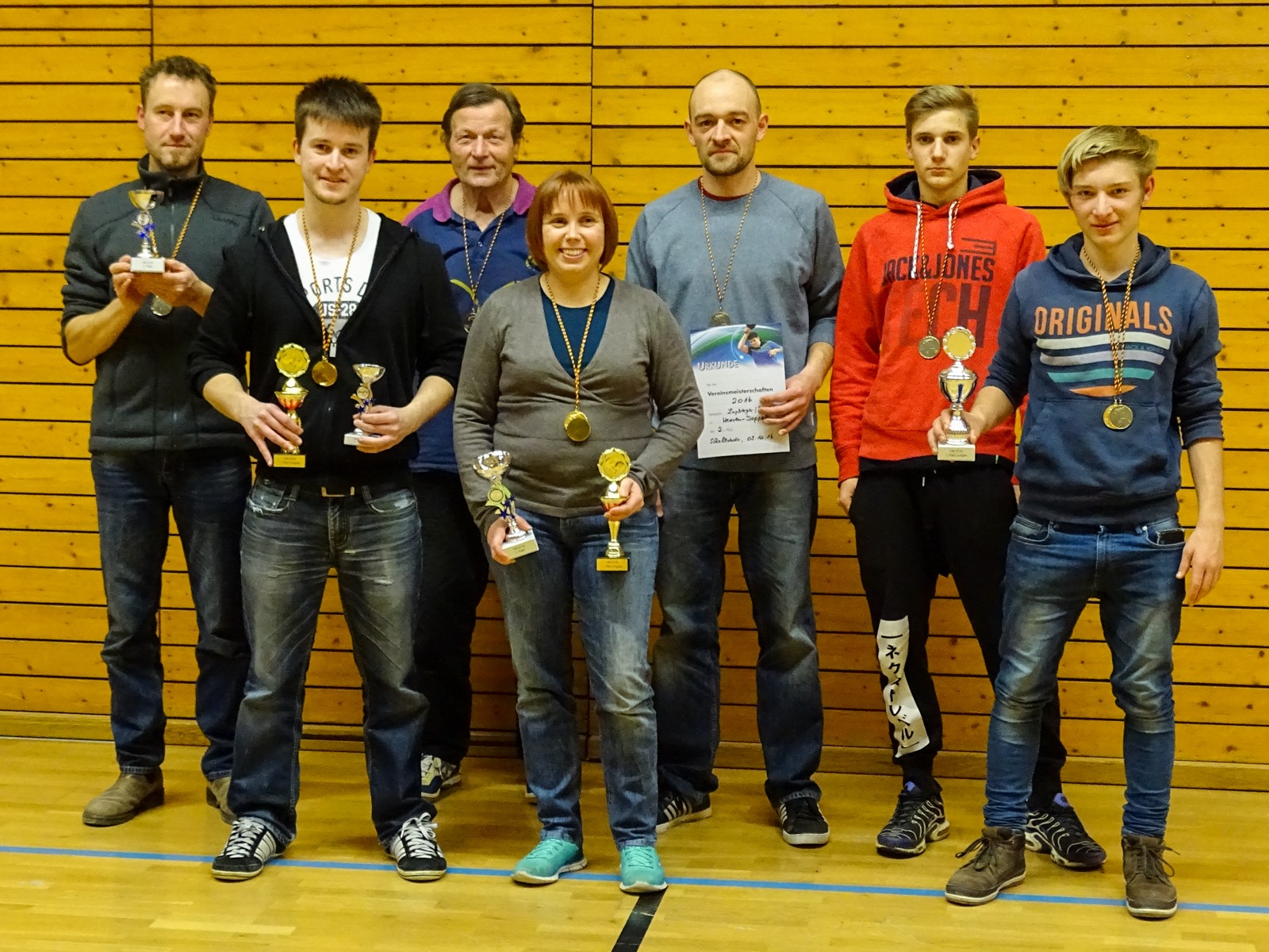 TT_TV2861 Tischtennis-Spielszene beim Punktspiel des TV Wolfenweiler-Schallstadt 2015